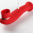Destiny Red Sucking Clitoral Stimulator with suction and vibration features for enhanced pleasure.