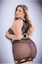 DIAMONTE NET MINI DRESS BLACK Q/S-0