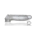 Dicker Clear Ice Cocksheath by Oxballs - Ultra-Slim Durable Enhancement Sleeve for Heightened Sensations and Prolonged Play.