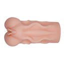 Crazy Bull Masturbator Sleeve Linda Beige, a lifelike stroker for solo play featuring a soft, realistic design for comfort.