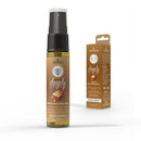 Deeply Love You Throat Relaxing Spray Salted Caramel 1 Fl Oz bottle and packaging on display.