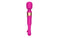 Pixie Dual Function Vibrating Wand Massager for Intense G-Spot and C-Spot Stimulation in vibrant pink color.