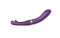 Trixie Dual Function Vibrator in purple with 10 Vibration Modes, Flicking Function, Waterproof, Rechargeable, made from body-safe silicone