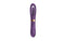 Trixie Dual Function Vibrator in purple with 10 vibration modes, flicking function, waterproof, rechargeable, made of body-safe silicone