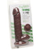 EASY RIDERS 7IN DILDO W/ BALLS SILICONE DARK-0