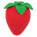 Emojibator Strawberry Suction Vibrator is a playful strawberry-shaped toy for versatile stimulation.