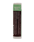 Earthly Body Hemp Seed Lip Balm Stick Spearmint with safety seal for fresh, nourishing lip care.