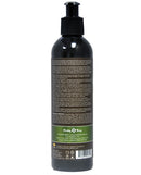 Earthly Body Hemp Massage Lotion 8 Oz Naked in the Woods bottle featuring nourishing ingredients and easy-glide formula.