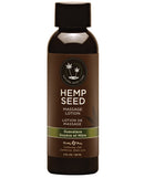 Earthly Body Hemp Seed Massage Lotion 2 Oz Guavalava, nourishing massage lotion for smooth application.
