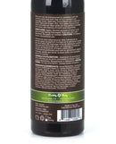 Earthly Body Hemp Seed Massage Lotion 2 Oz Guavalava bottle with product details and usage instructions.