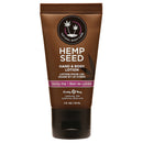 Earthly Body Hand & Body Lotion Skinny Dip 1oz in a tube with hemp seed formula for soothing skin.
