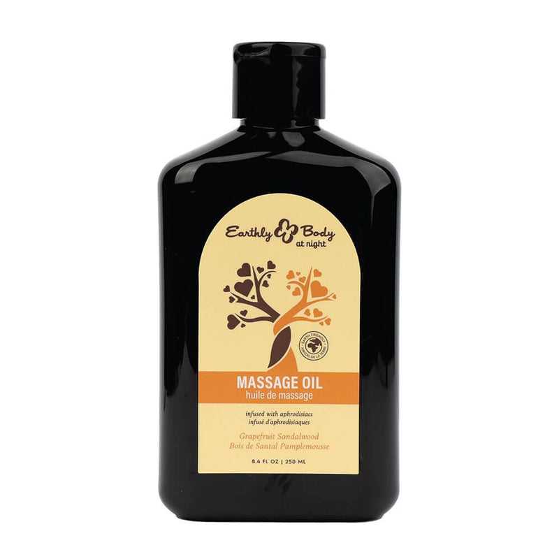 HEMP SEED BY NIGHT MASSAGE OIL APHRODISIAC COLLECTION GRAPEFRUIT SANDALWOOD 8OZ-0