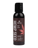 Earthly Body Hemp Seed Massage Lotion 2 oz Isle of You bottle showcasing luxury massage lotion.