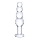 GLAS 7.25 GLASS BEADED BUTT PLUG "-0