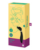 Satisfyer Endless Fun Black Multi Vibrator packaging featuring modern design and versatile use for pleasure.