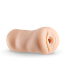 Realistic white stroker for men with lifelike texture and design