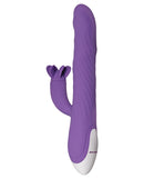 Evolved Tilt O Whirl Dual Stim Rabbit Vibrator Purple in vibrant purple with dual stimulation features for enhanced pleasure.