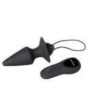 Evolved Plug & Play Remote Anal Plug Black with wireless remote for versatile and comfortable anal exploration.