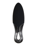 Evolved Teardrop Rechargeable Vibe Black featuring a smooth teardrop design for targeted stimulation.