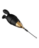 Evolved Egg Citement Rechargeable Bullet Black and Gold with sleek design and remote control features.