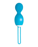 Evolved Twistin The Night Away Kegel Egg Blue in vibrant blue color for pleasure and intimacy.