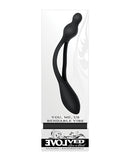 Evolved You Me Us Bendable Vibe Black couples toy in sleek packaging for shared pleasure and creative play.