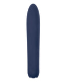 Evolved Straight Forward Vibrator Blue, a sleek and smooth vibrator for simple, dependable pleasure.