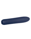 Evolved Straight Forward Vibrator Blue shown in a sleek design, perfect for internal and external pleasure.
