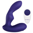 Zero Tolerance The Rocker Vibrating Prostate Massager in purple with remote, designed for P-spot stimulation.