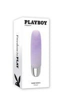 Playboy Bunny Bunch Purple Vibrator packaging featuring luxurious and stylish design for exquisite sensations.