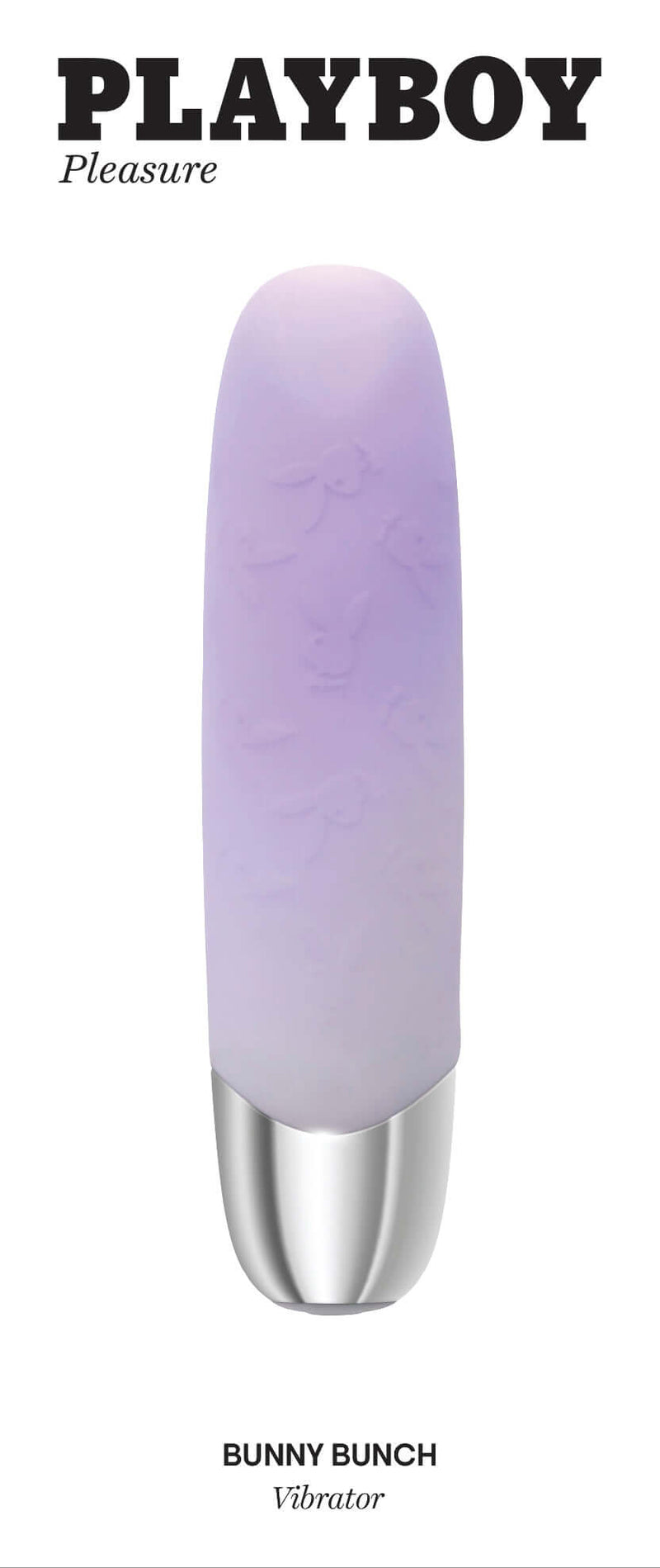 Playboy Bunny Bunch Purple Vibrator from Evolved Novelties in stylish packaging for luxurious pleasure