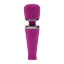 Playboy Mic Drop Massager by Evolved Novelties - powerful wand vibrator with smooth texture and flexible neck for intense stimulation