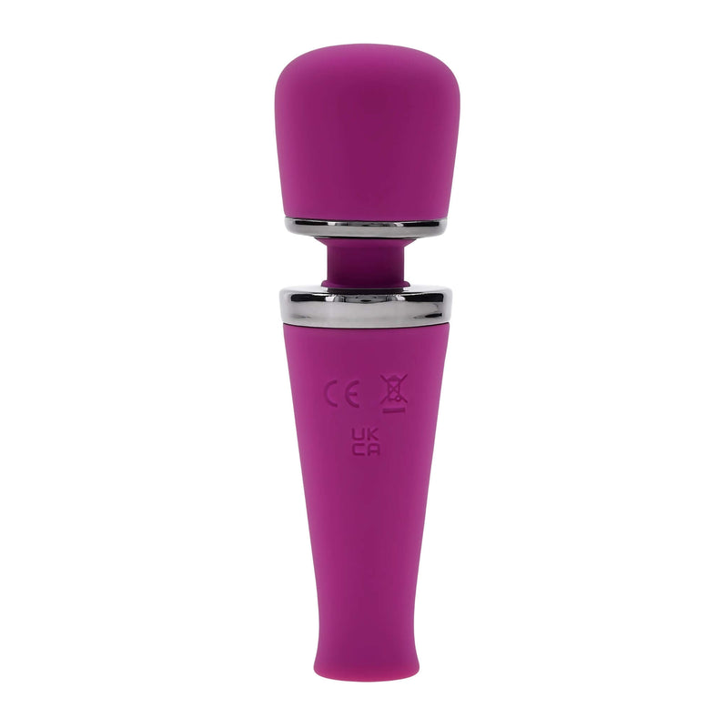 Playboy Mic Drop Massager with creamy smooth texture and powerful wand head from Evolved Novelties