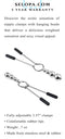 SELOPA BEADED NIPPLE CLAMPS SILVER-1