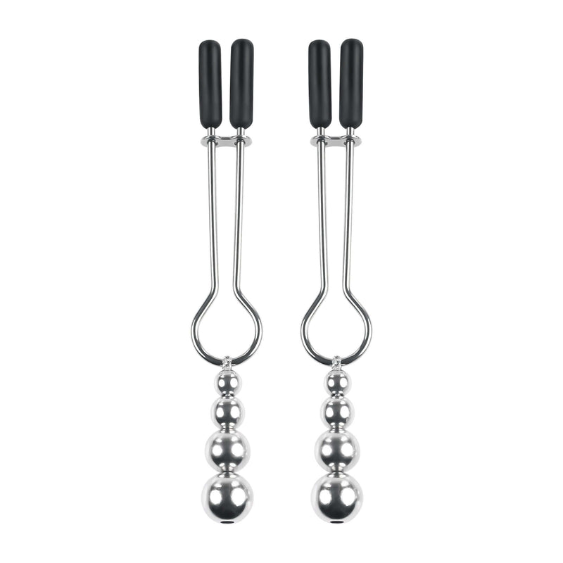 SELOPA BEADED NIPPLE CLAMPS SILVER-5