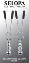 SELOPA BEADED NIPPLE CLAMPS SILVER-0