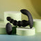 Bead Me Up rechargeable silicone vibrating anal beads in black, featuring remote control and flexible design.