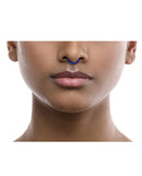 Close-up view of Rave Ring Chill Peppermint Nasal Diffuser Blue worn on a person's septum.