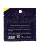 Rave Ring NRG Single Sachet Energy Scent Yellow packaging instructions and ingredients back side