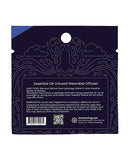 Rave Ring Xhale Single Sachet Breath Easy Scent Blue essential oil-infused wearable diffuser package.