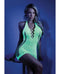 GLOW SHOCK VALUE HALTER DRESS NEON GREEN O/S-2