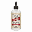 Savage Sex Sauce Lite 8.45 Oz Lubricant in a clear bottle designed for smooth, effortless lubrication.
