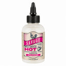 Savage Sex Sauce Hot Strawberry 4.05oz flavored personal lubricant for sweet, warming intimacy.