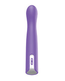 Luv Inc G-Spot Vibrator with Moving Beads Purple, sleek design with moving internal beads for G-spot stimulation.