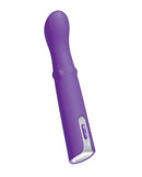 Luv Inc G-Spot Vibrator with Moving Beads Purple, featuring a sleek design and powerful vibration for targeted stimulation.