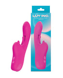 Luv Inc Tapping Tongue Rabbit Vibrator Pink