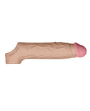 Shaft Model F Flexskin Liquid Silicone 7.8 Inch Sheath Pine showcasing realistic design and soft texture.