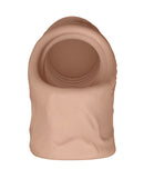 Shaft Model F Flexskin Liquid Silicone 8.8 Inch Sheath Pine realistic design for intimate pleasure, showcasing lifelike details.