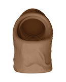 Shaft Model F Flexskin Liquid Silicone 8.8 Inch Sheath Oak, realistic penis sheath with lifelike feel.