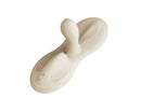 ZALO Flora Smart Vibrating Pad Ivory White with eight motors for clitoris, vagina, and anus stimulation, made from body-safe materials.